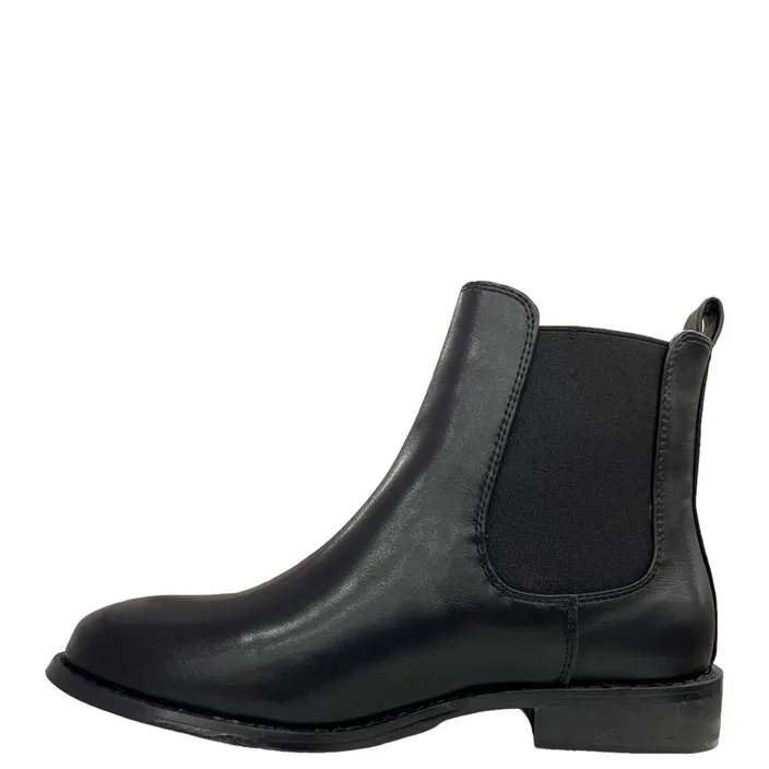 Ankle Boots R and B Black Small Heel