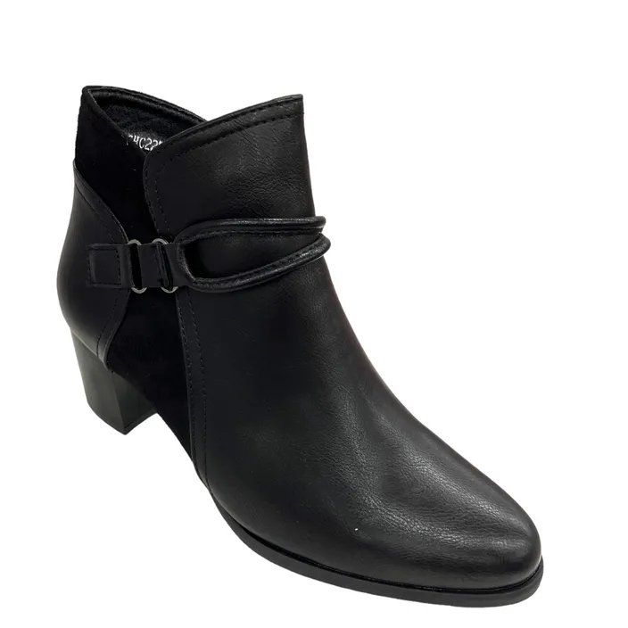 Ankle Boots CHS Black with 6cm Heel
