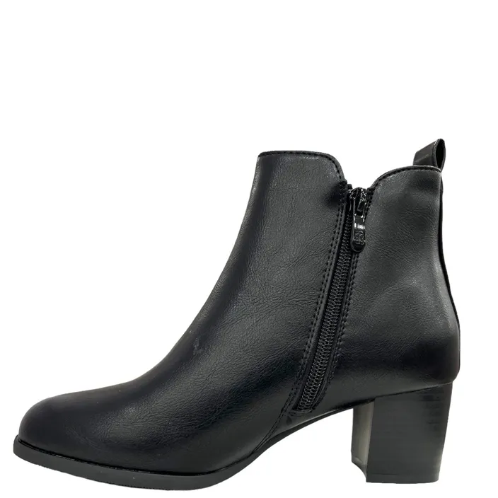 Bottines CHS Noires à Talon 6cm