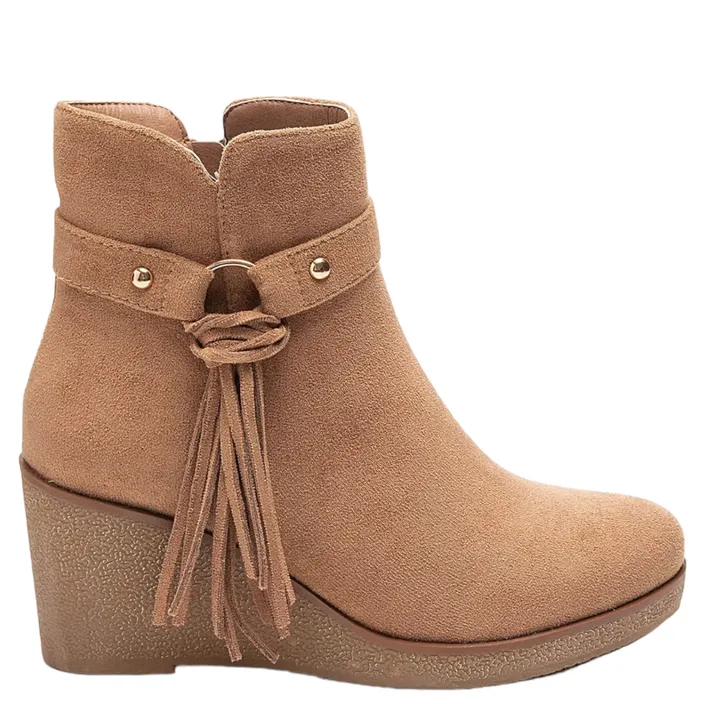 Wedge Ankle Boots La Marquise Camel