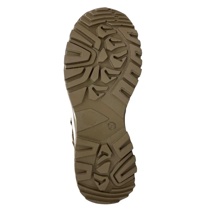 Enkellaarsjes BLZ Leder Taupe Waterdicht