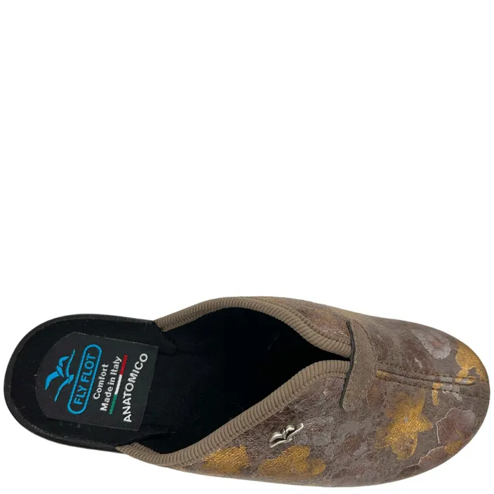 Fly Flot Slippers Textile Taupe