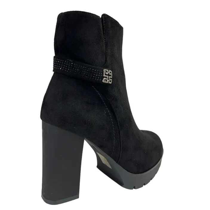 Ankle Boots Super shoes Black High Heel