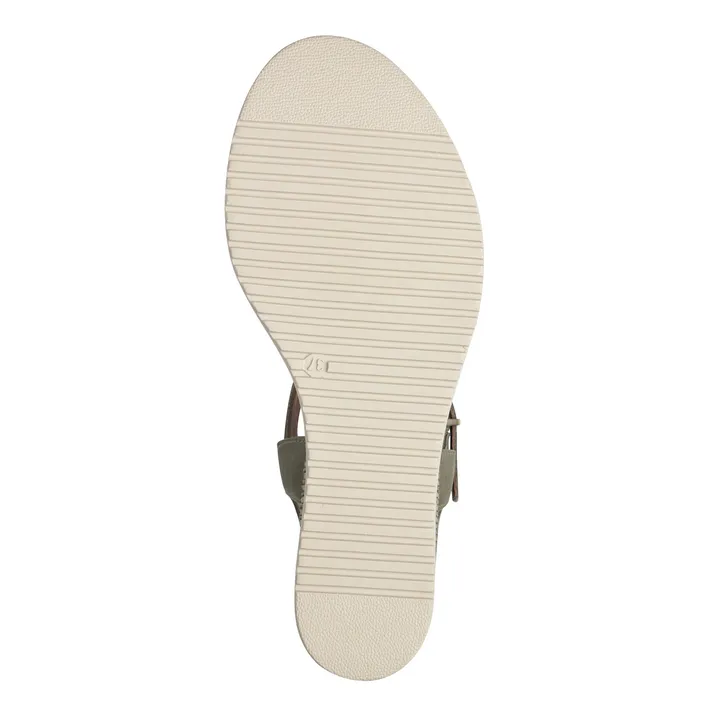 Tamaris Platform Sandalen Groen