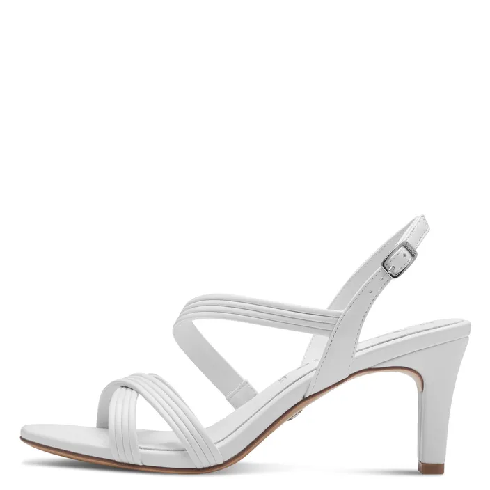 Tamaris Sandalen Wit met Hak 7 cm