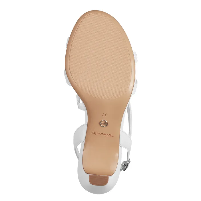 Tamaris Sandalen Wit met Hak 7 cm