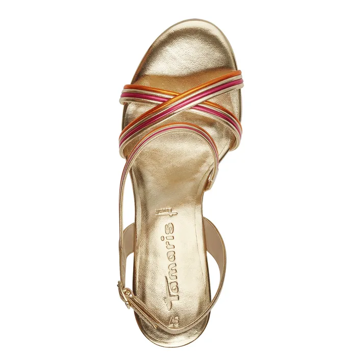 Tamaris Sandalen Hak Goud