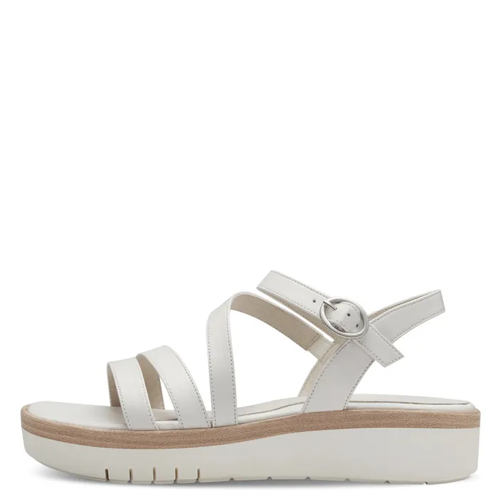 Tamaris Wedges Leder Weiß