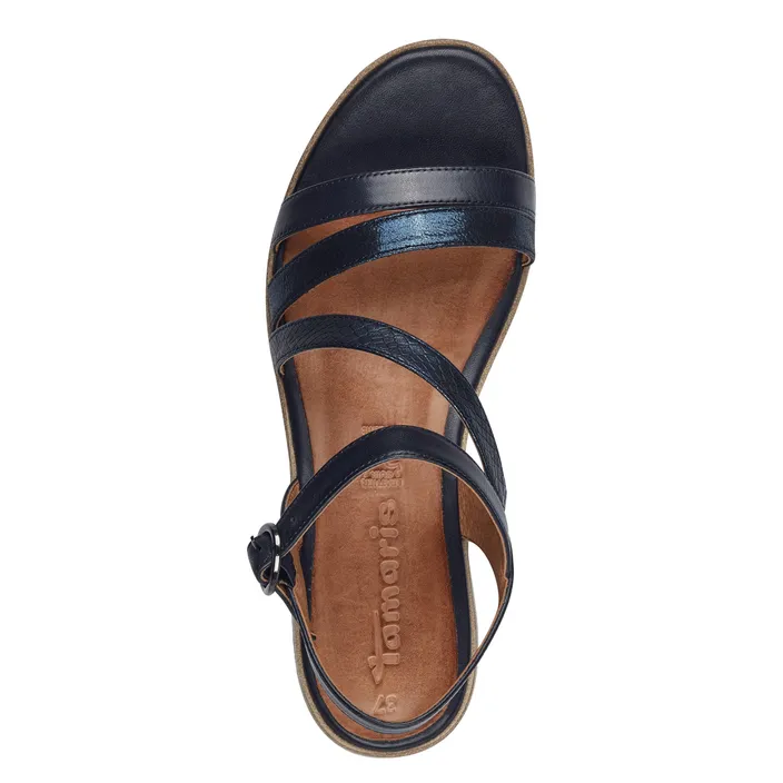 Tamaris Sandalen Leder Blauw