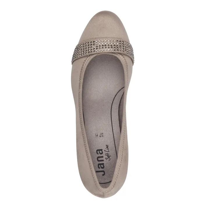 Jana Comfort Pumps Beige