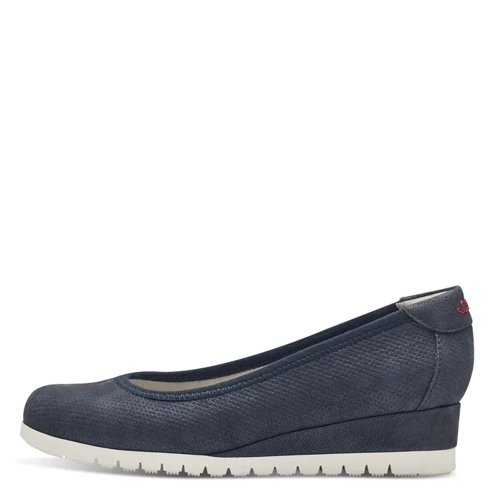 Ballerines compensées S.Oliver Bleu