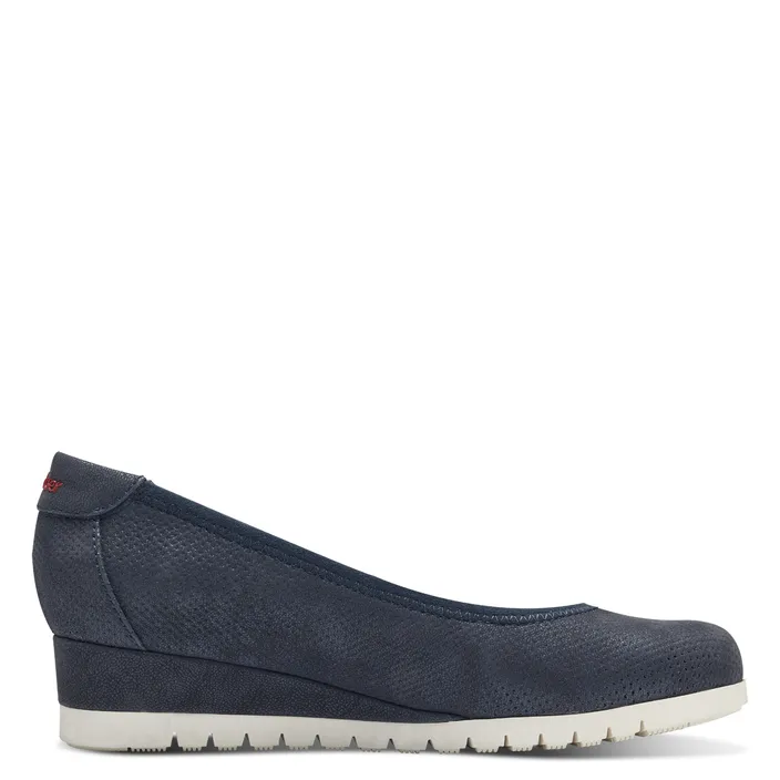 Ballerines compensées S.Oliver Bleu