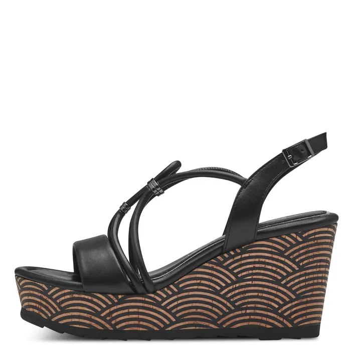 Sandales Compensées Marco Tozzi Noir