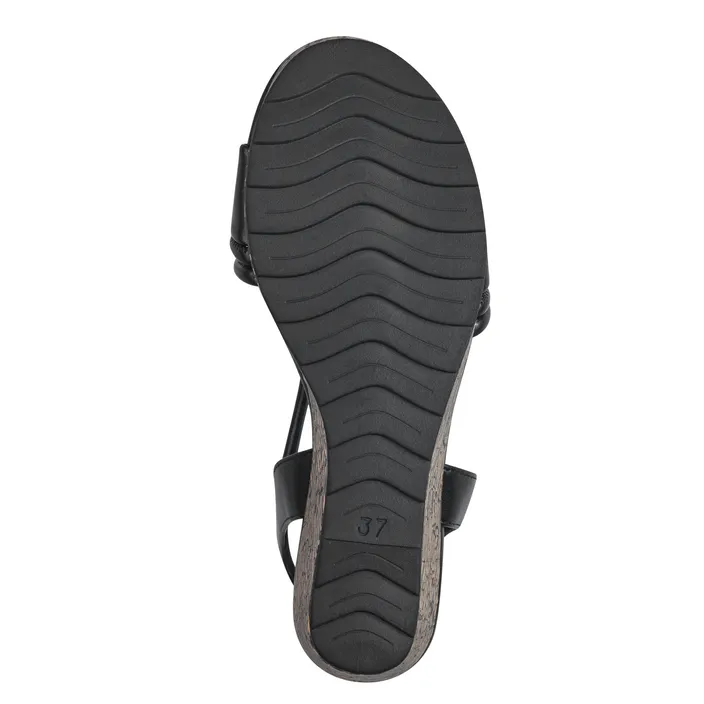 Sandales Compensées Marco Tozzi Noir