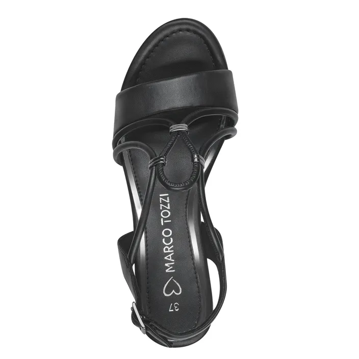 Sandales Compensées Marco Tozzi Noir