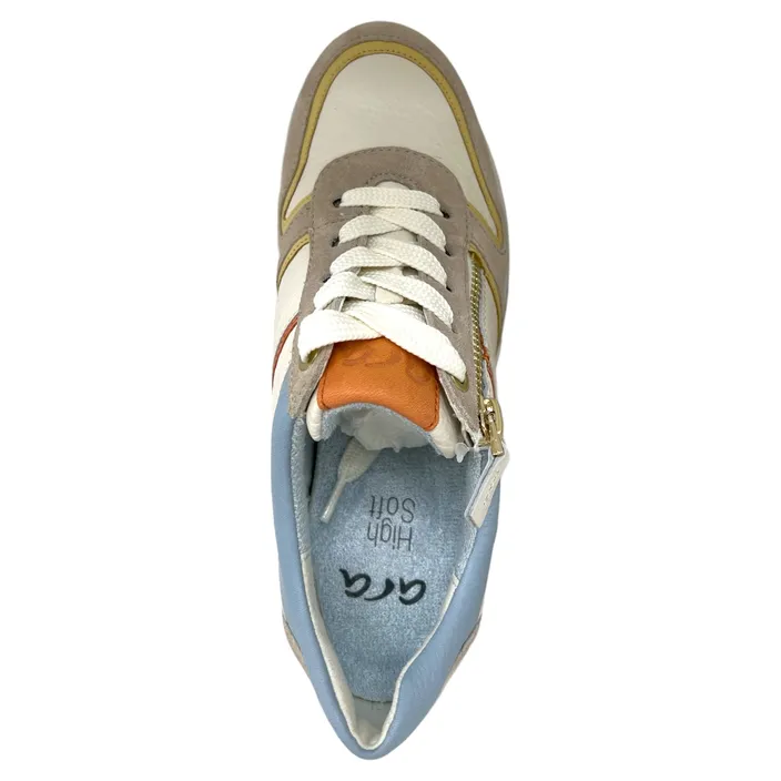 Ara Sneakers Leather Cream Width G