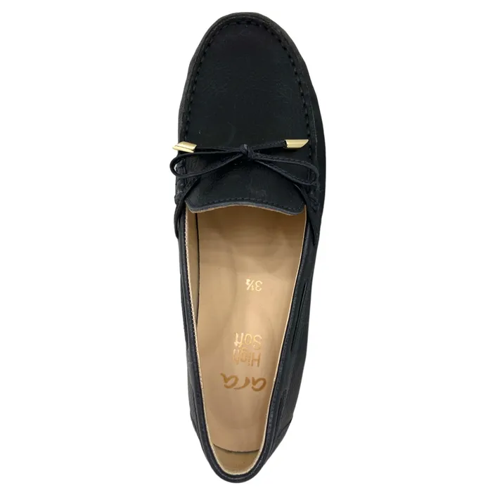 Ara Mokassins Leder Blau