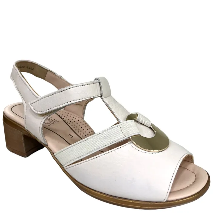 Ara Sandals Leather Cream Width H