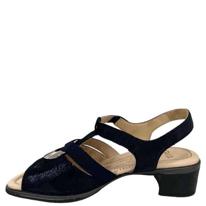 Ara Sandalen Leder Blauw