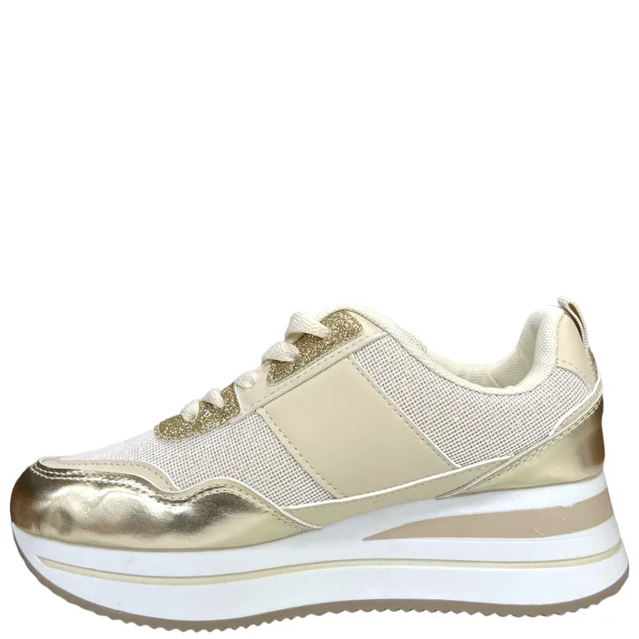 Vasco KLA Sneakers Met Hak Goud