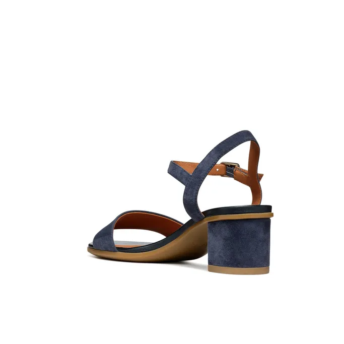 Sandales Compensées GEOX Cuir Bleu