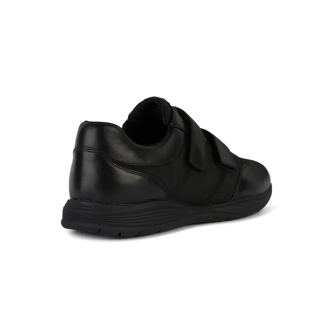 Geox Sneakers Noir Cuir-Textile