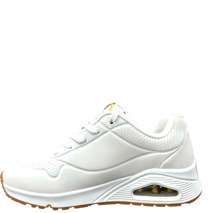 Skechers Sneakers Blanc Or