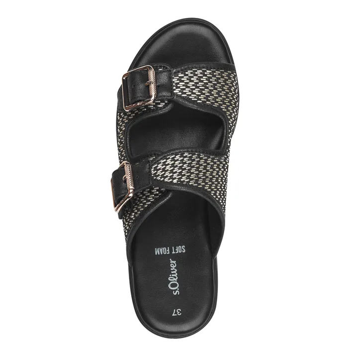 S.Oliver Compensatie Sandalen Zwart