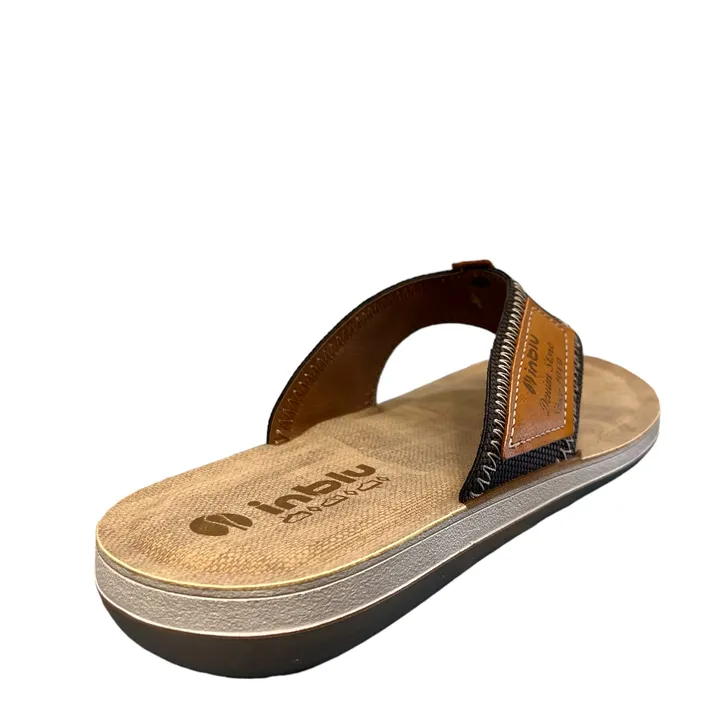 inblu Heren Tongs Bruin