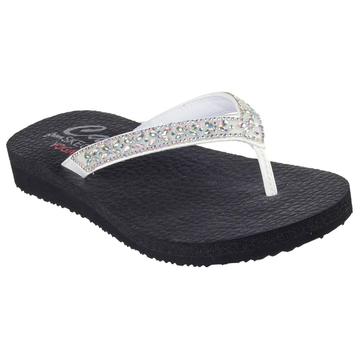 Skechers Compensatie Slippers Wit