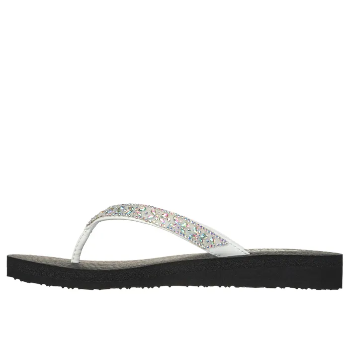 Skechers Compensatie Slippers Wit