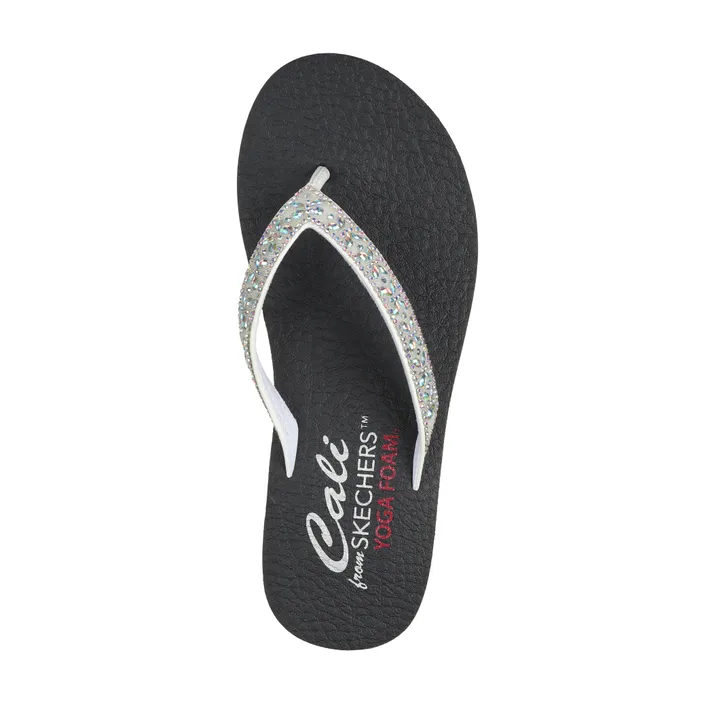 Skechers Compensatie Slippers Wit