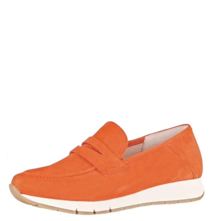 Gabor Moccasins Suede Orange