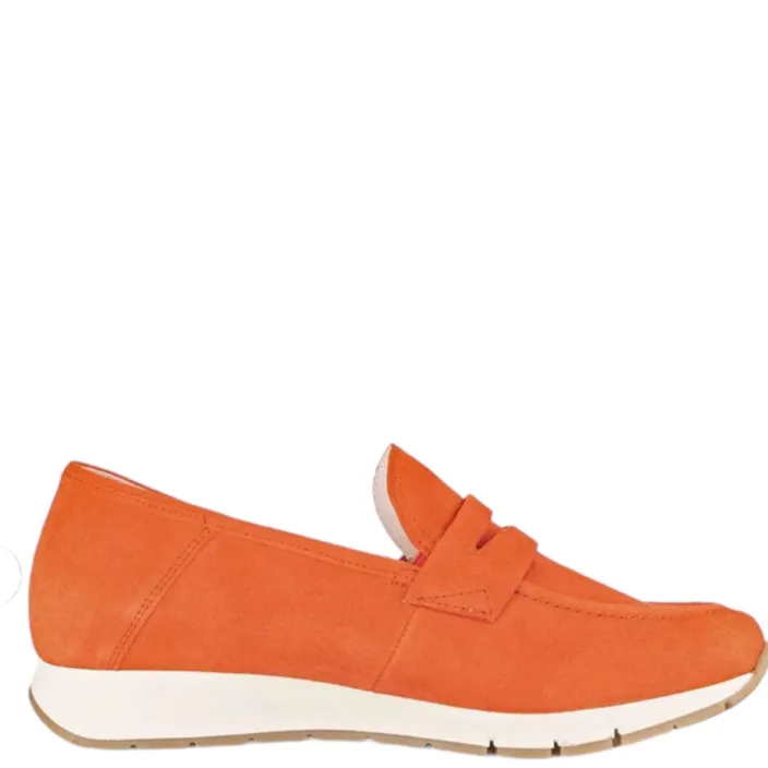 Gabor Moccasins Suede Orange