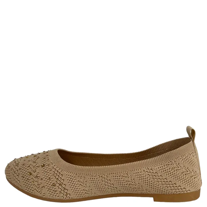 Ballet Flats Super shoes Beige Textile