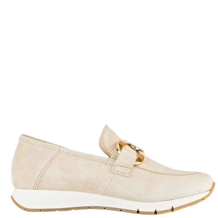 Gabor Slip-on Beige Daim