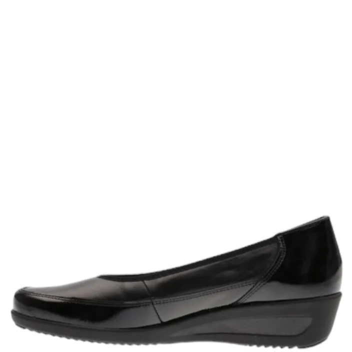 Ara Ballerinas Black Leather