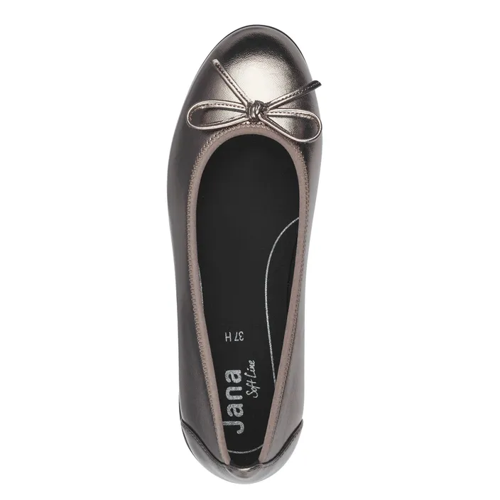 Jana Softline Ballerines Gris