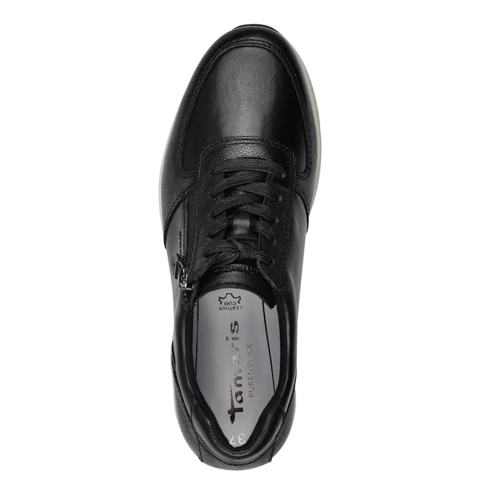 Tamaris PureRelax Sneakers Leer Zwart