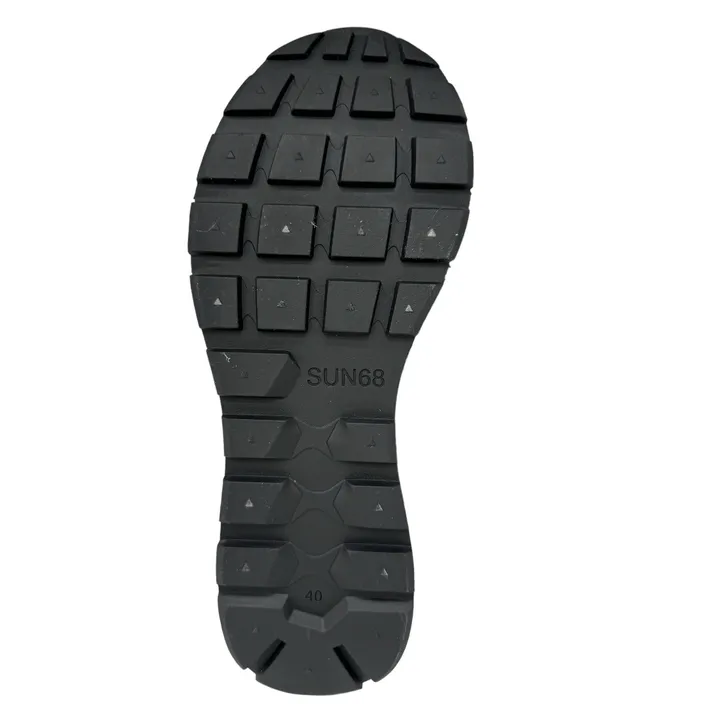 Tom Sollid Sneakers Blauw Leer