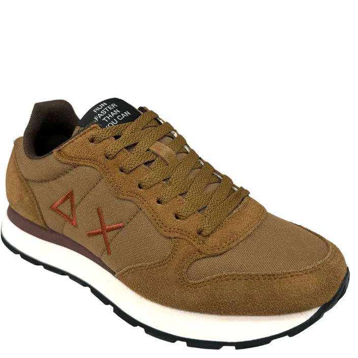 Tom Sollid Sneakers Bruin Leer