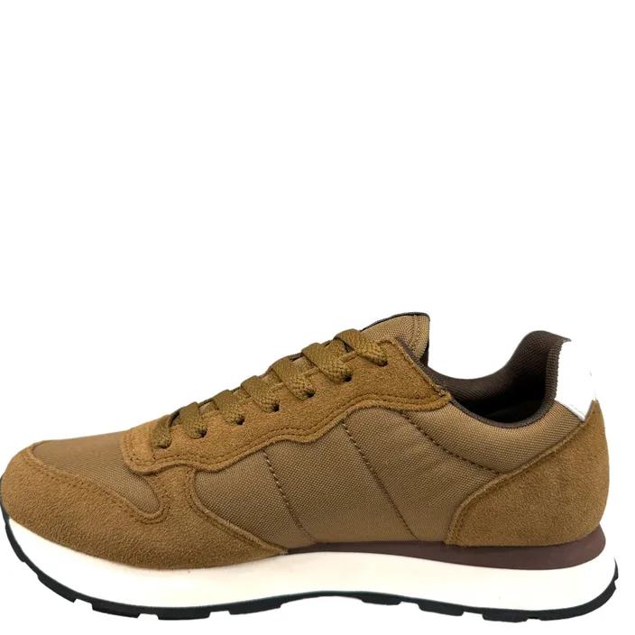 Tom Sollid Sneakers Bruin Leer