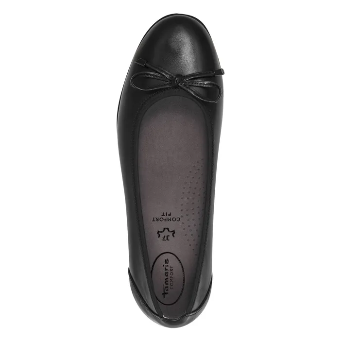 Tamaris Comfort Ballerines Noir Cuir