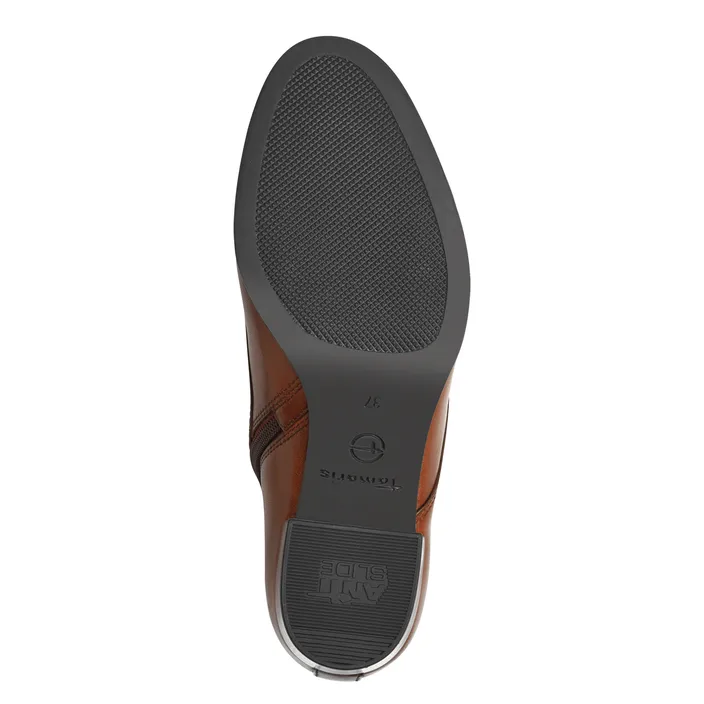 Tamaris Bottines Cuir Cognac