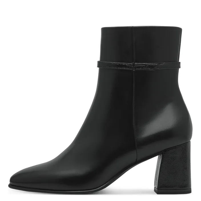 Tamaris Bottines Noir Cuir Textile
