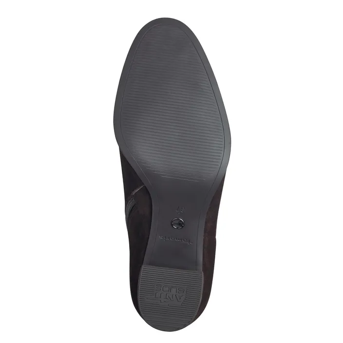 Tamaris Bottines Brun Cuir Textile