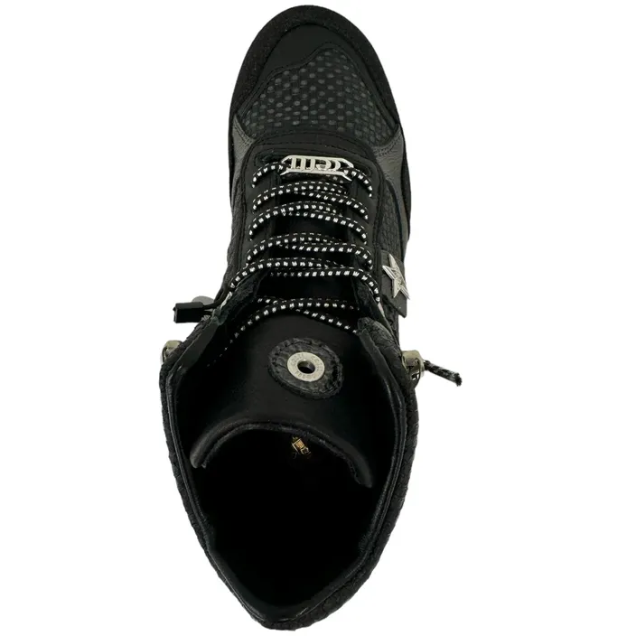 Cetti Sneakers Montantes Noir Cuir