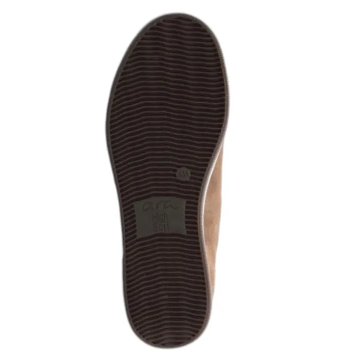 Ara Stiefeletten Taupe Leder