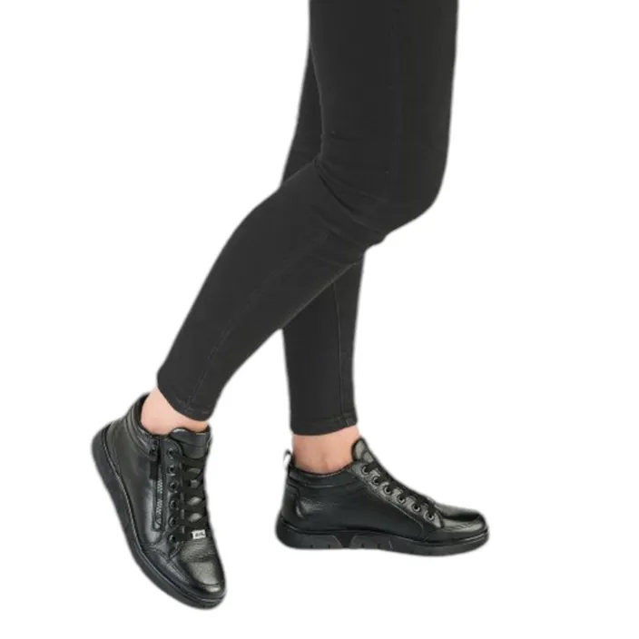 Ara Rom Sport St. Ankle Boots Black Leather