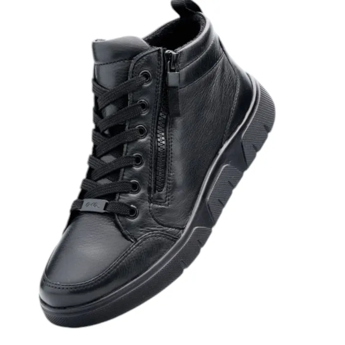 Ara Rom Sport St. Ankle Boots Black Leather